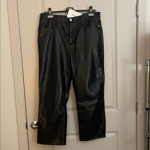 Frame Le Jane Crop Recycled Leather Pants